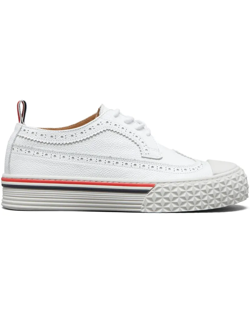 Thom Browne Sneakers mit Streifen - Weiß Weiß