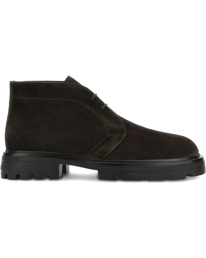 Hogan Stiefel aus Wildleder - Schwarz Schwarz
