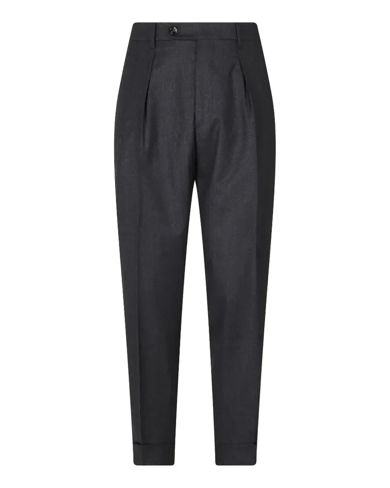 Berwich Chiaia pleated trousers - Grau Grau