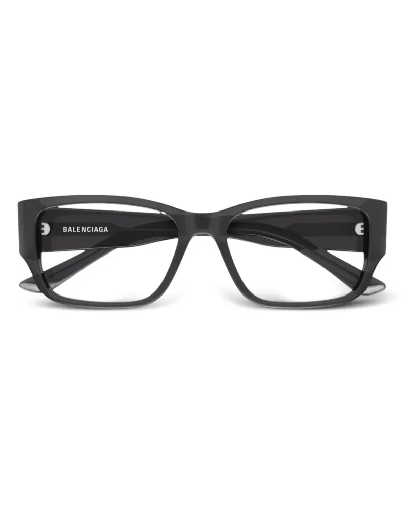 Balenciaga Brille mit eckigem Gestell - Grau Grau