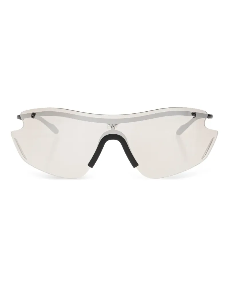 EA7 rimless geometric-frame sunglasses - Schwarz Schwarz