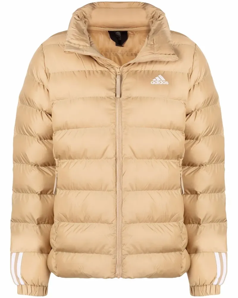 adidas Jacke mit Logo - Nude Nude