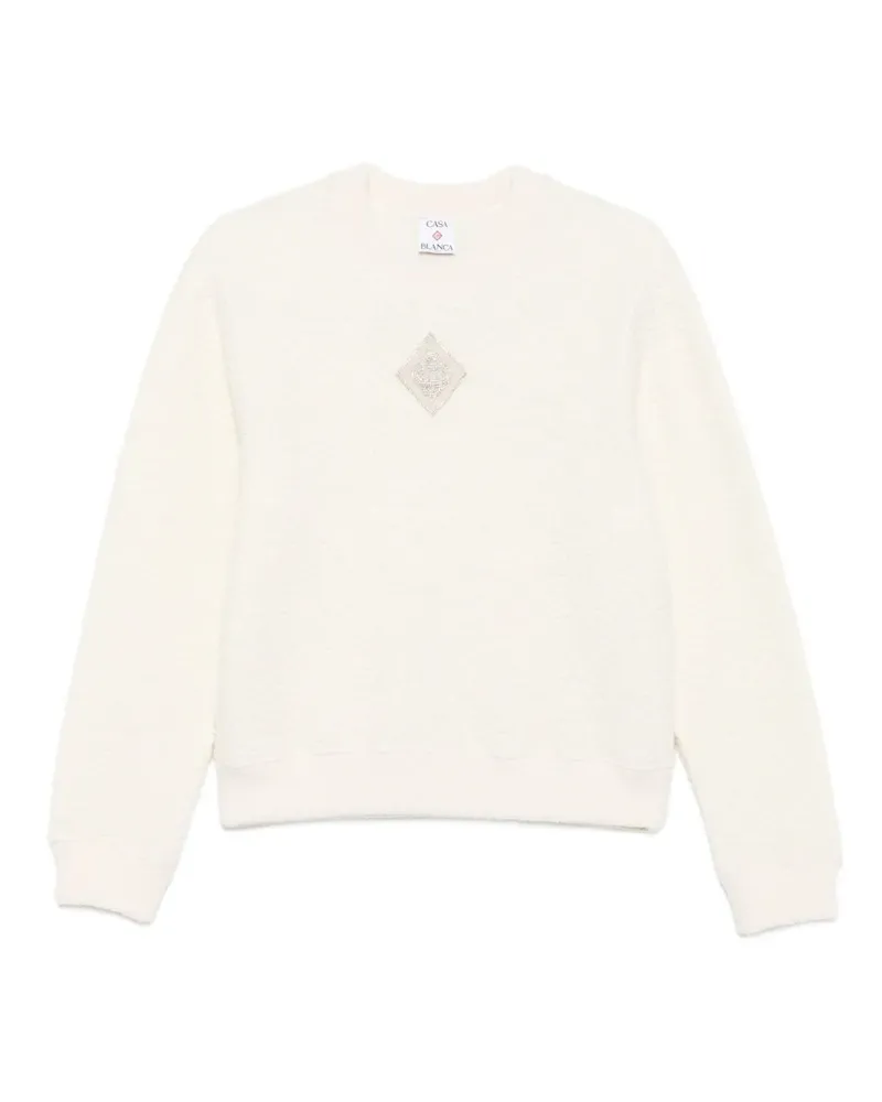 Casablanca Paris logo-detail sweatshirt - Weiß Weiß