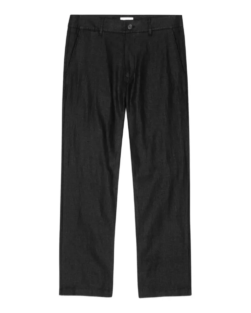 NN 07 Aden straight-leg trousers - Schwarz Schwarz