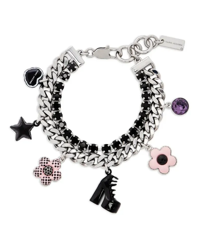 Marc Jacobs The Mini Icon Armband mit Anhänger - Silber Silber