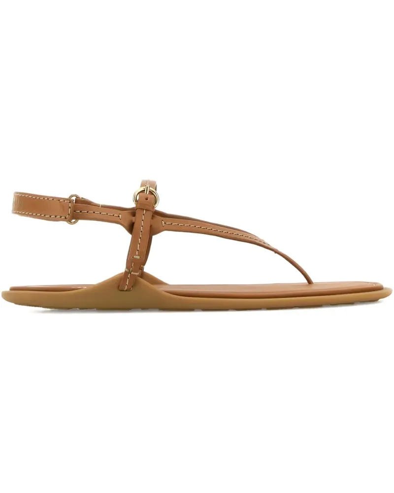 Miu Miu Sandalen mit Zehensteg - Braun Braun