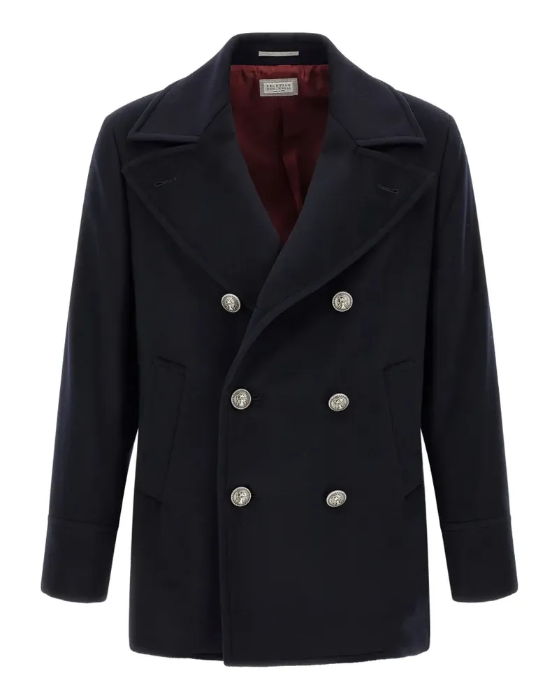 Brunello Cucinelli Klassische Cabanjacke - Blau Blau