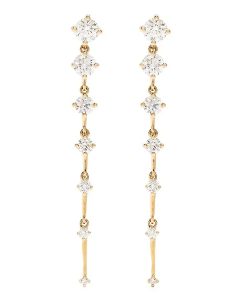 Fernando Jorge 18kt Gelbgold-Hängeohrringe mit Diamanten Gold
