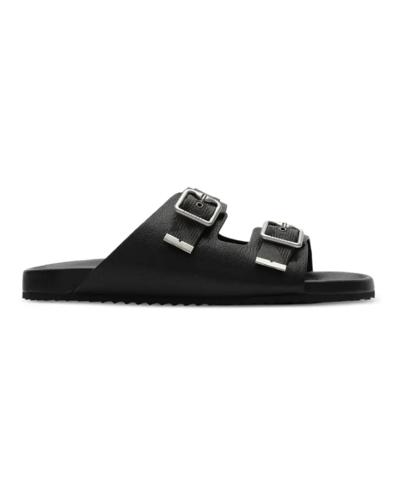 Burberry Sandalen aus Urchin-Leder - Schwarz Schwarz