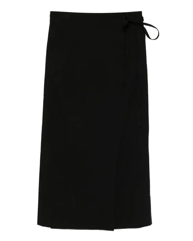 Dunst wrap-tie skirt - Schwarz Schwarz