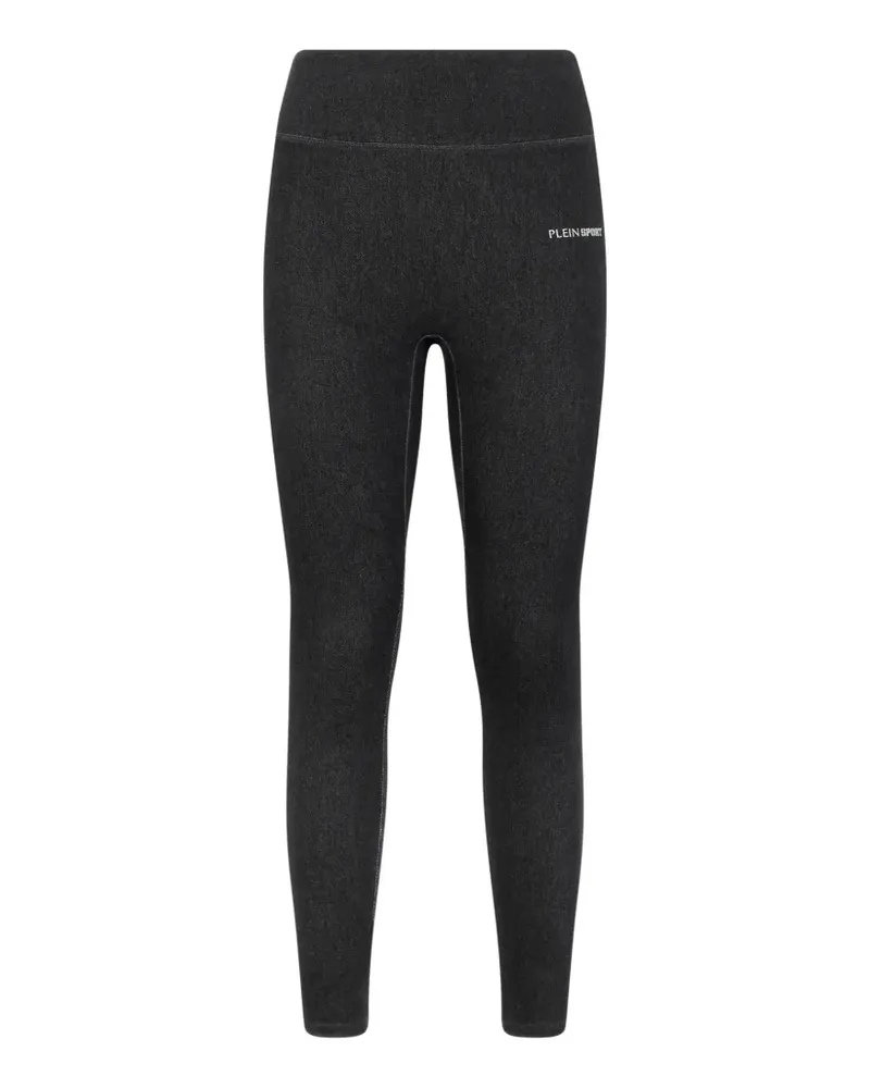 Philipp Plein Leggings mit Logo - Schwarz Schwarz