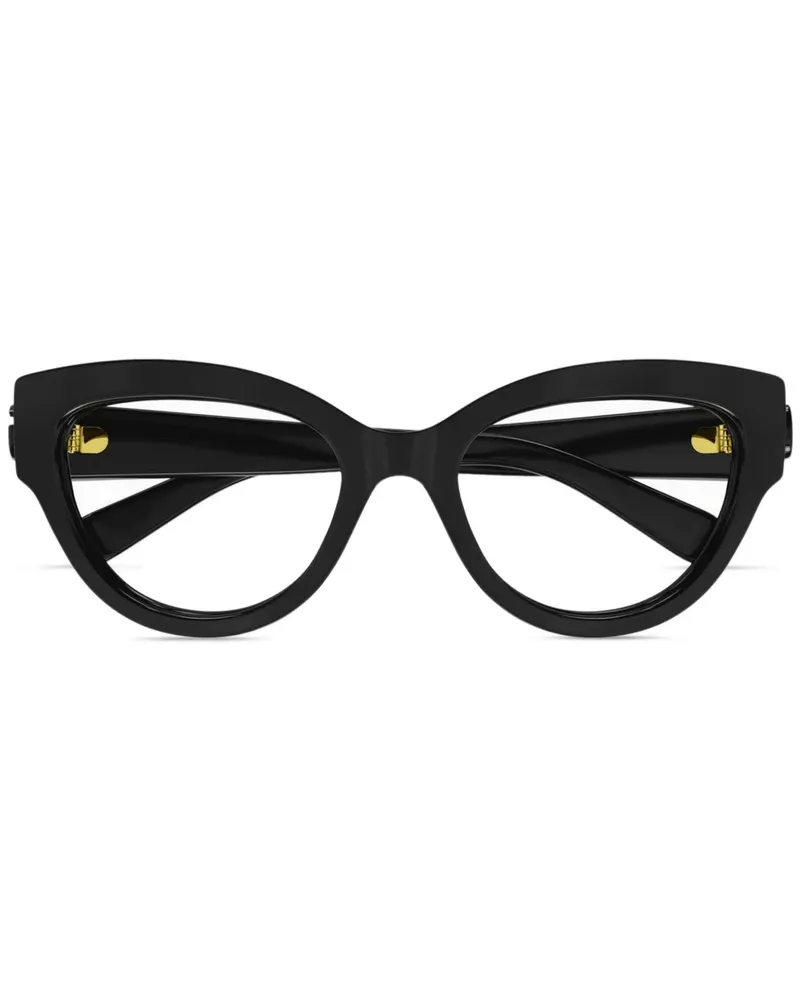 Gucci Brille mit Cat-Eye-Gestell - Schwarz Schwarz