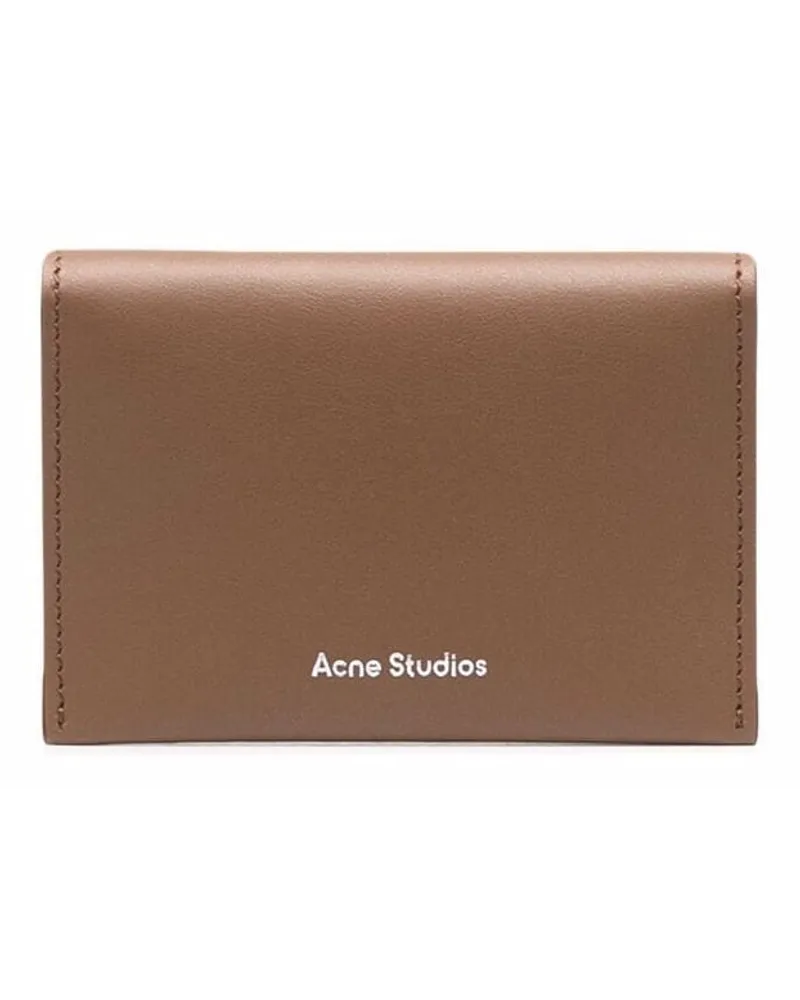 Acne Studios Kartenetui aus Leder - Braun Braun