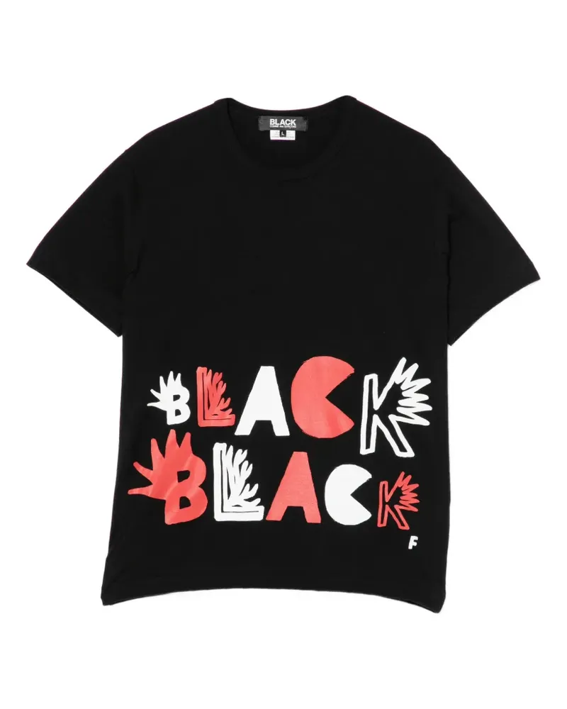 Comme des Garçons T-Shirt mit grafischem Print - Schwarz Schwarz