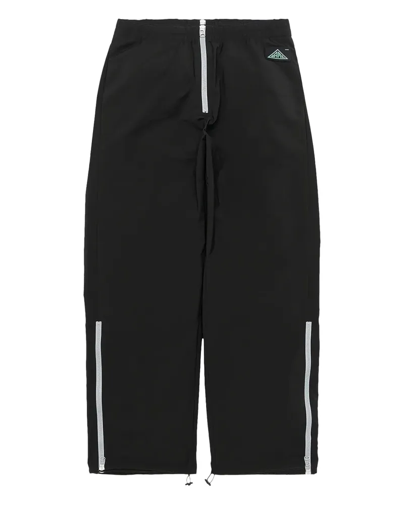 OAMC zip-detail panelled track pants - Schwarz Schwarz