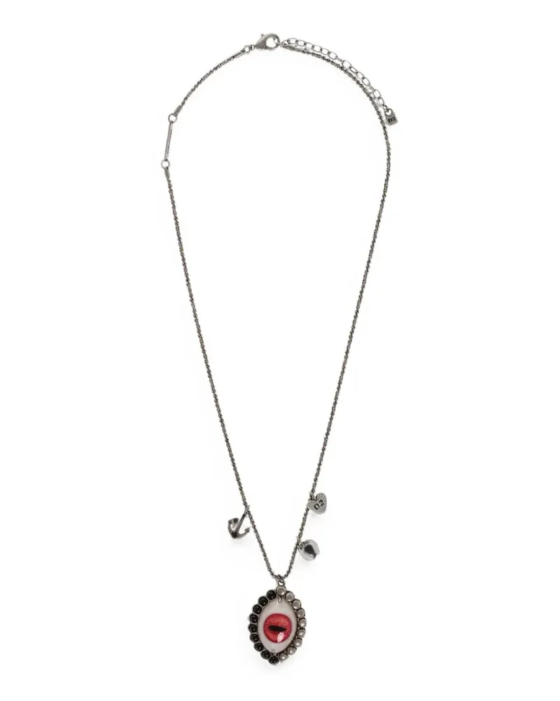 Dsquared2 eye charm necklace - Silber Silber