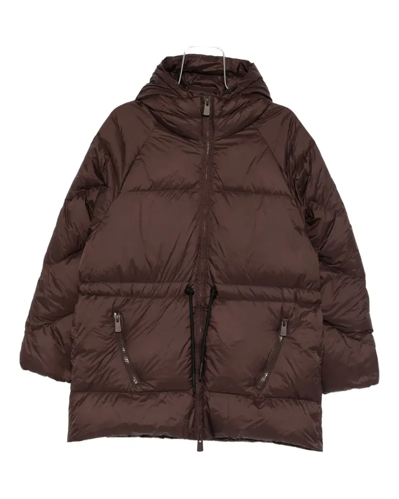 Bacon W Owl hooded drawstring coat - Braun Braun