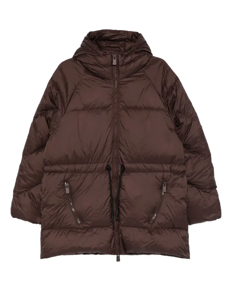 Bacon W Owl hooded drawstring coat - Braun Braun