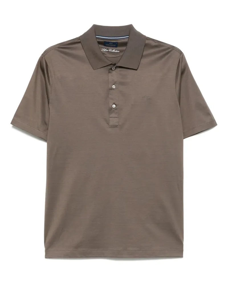 Paul & Shark Poloshirt aus Perlé - Braun Braun