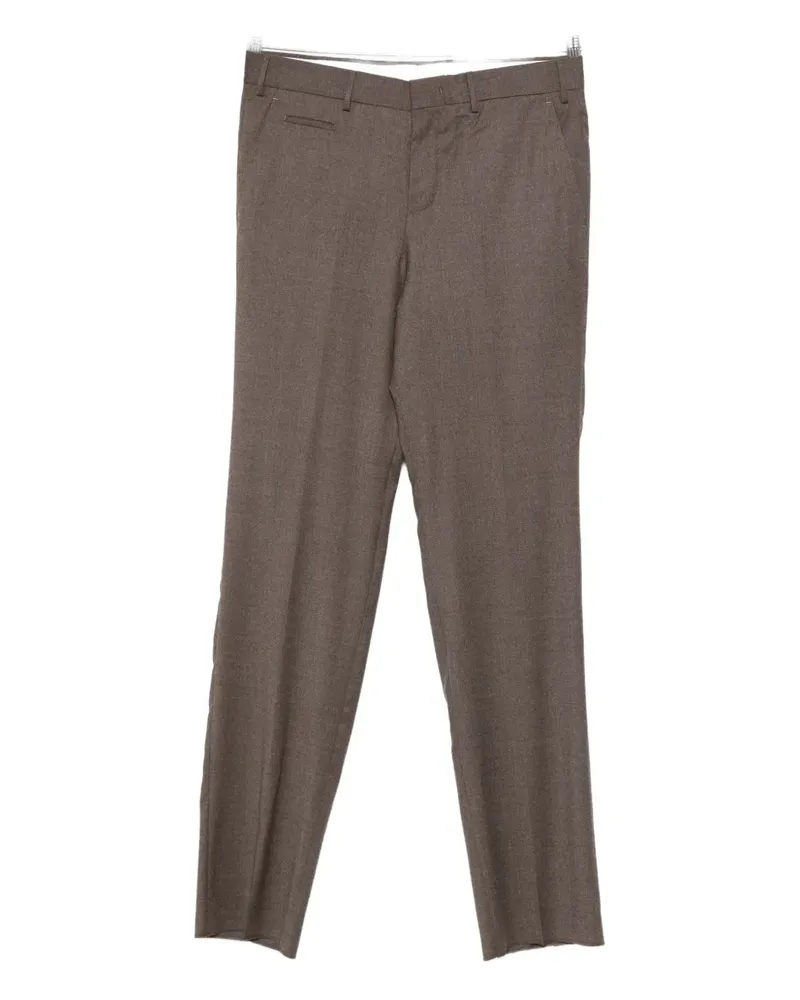 PT TORINO belt-loopes trousers - Braun Braun
