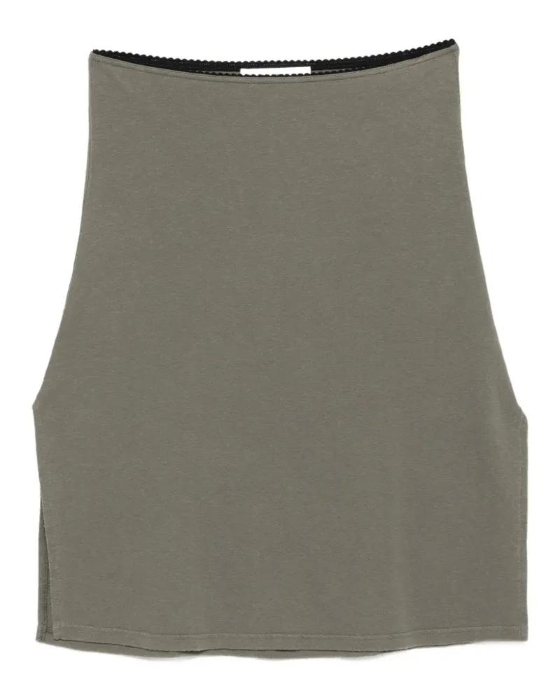 Our Legacy picnic side-slit skirt - Grün Grün