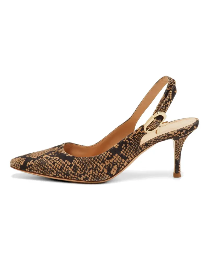 Gianvito Rossi Pumps mit spitzer Kappe - Nude Nude