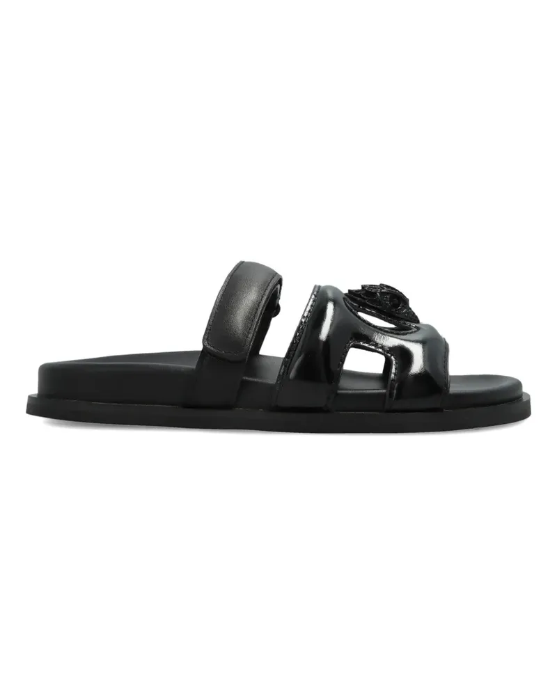 Kurt Geiger cutout eagle sandals - Schwarz Schwarz