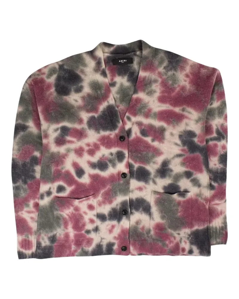 Amiri Stadium Cardigan mit Batikmuster - Nude Nude