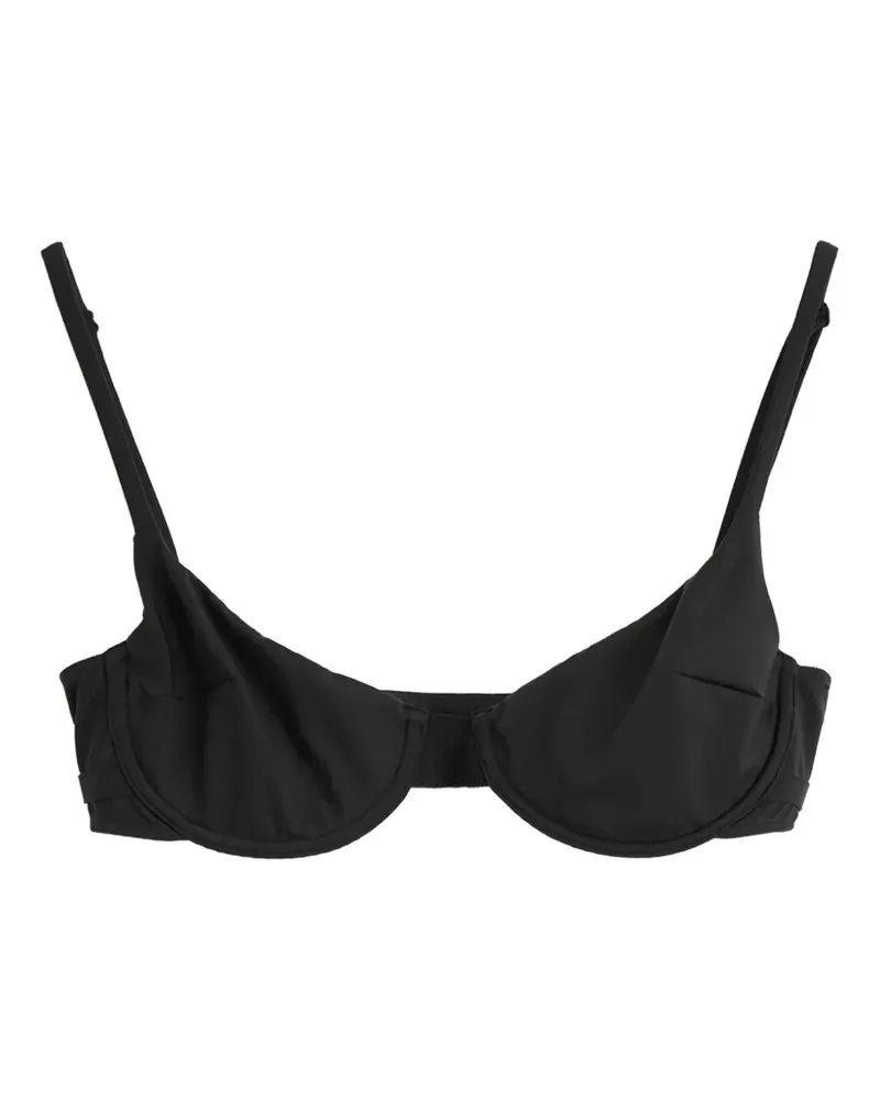 Our Legacy Meguro bikini top - Schwarz Schwarz