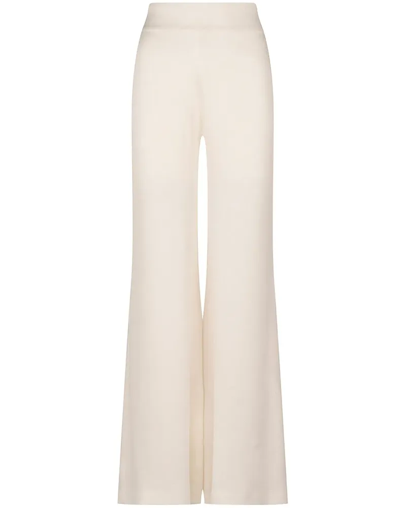 Silvia Tcherassi Palermo Hose mit weitem Bein - Weiß Weiß