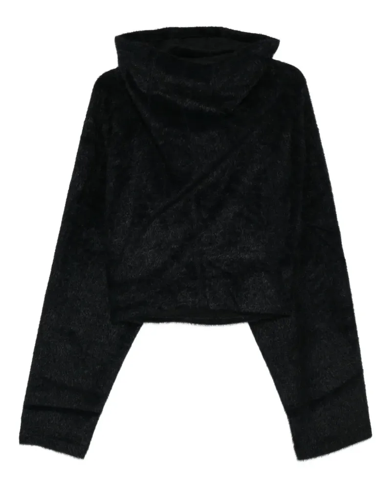 Julius faux-fur jumper - Schwarz Schwarz