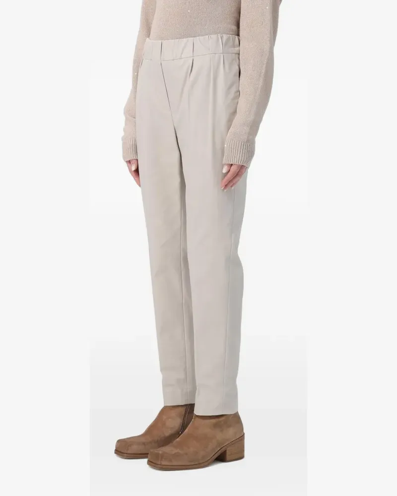Brunello Cucinelli straight-leg tailored trousers - Nude Nude