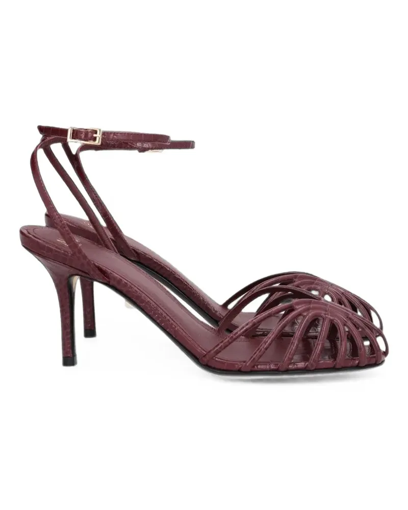 Alevì Lizard Cage Sandalen - Rot Rot