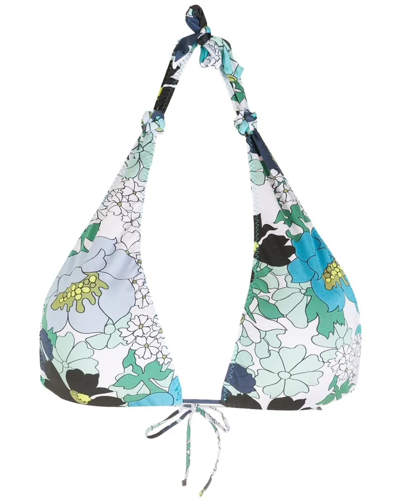 Clube Bossa Bikinioberteil mit Blumen-Print - Blau Blau