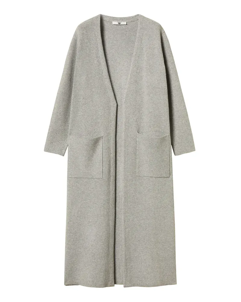 Twin-Set patch-pocket coat - Grau Grau
