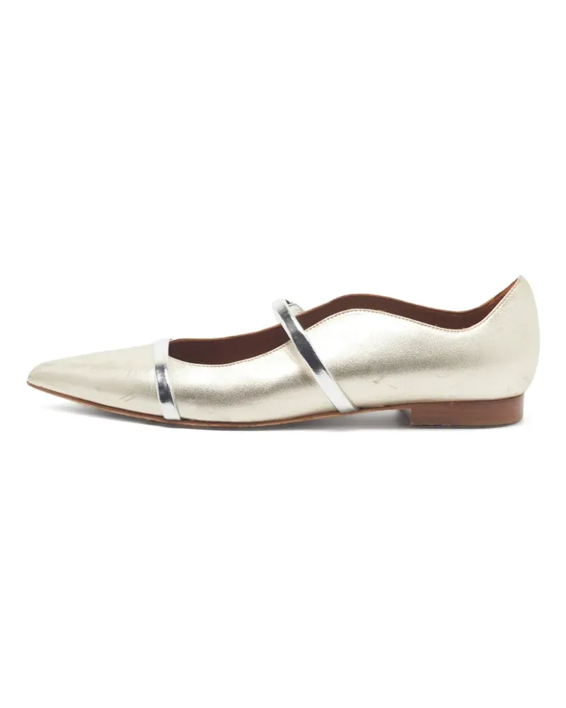 Malone Souliers Maureen Ballerinas - Gold Gold