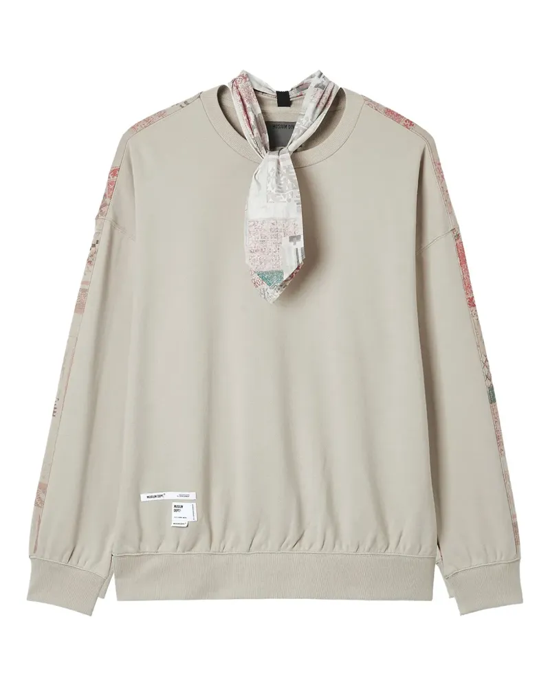 Musium Div. Gemustertes Sweatshirt - Nude Nude