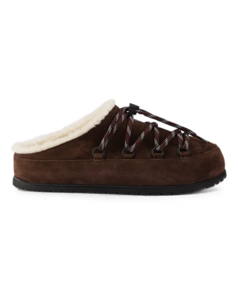 Prada Mules aus Wildleder - Braun Braun