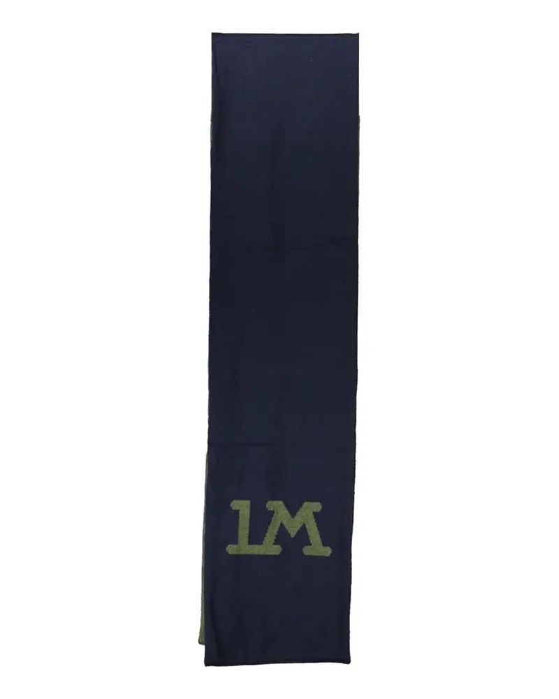 La Martina Schal mit Logo-Print - Grün Grün