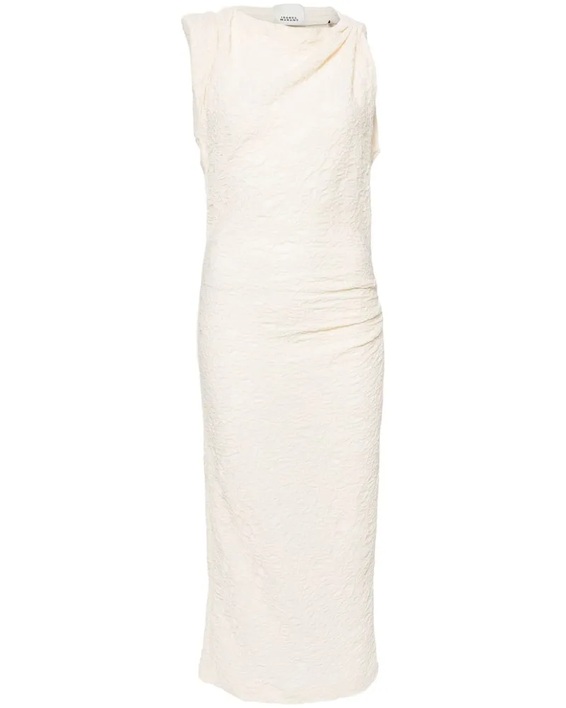 Isabel Marant Texturiertes Franzy Midikleid - Nude Nude