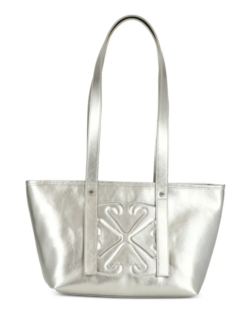 OFF-WHITE East West tote bag - Silber Silber