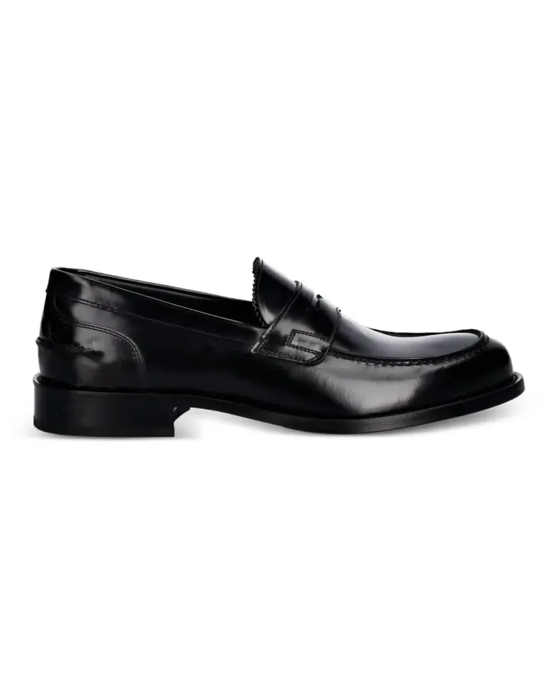 Baldinini Penny-Loafer aus Leder - Schwarz Schwarz