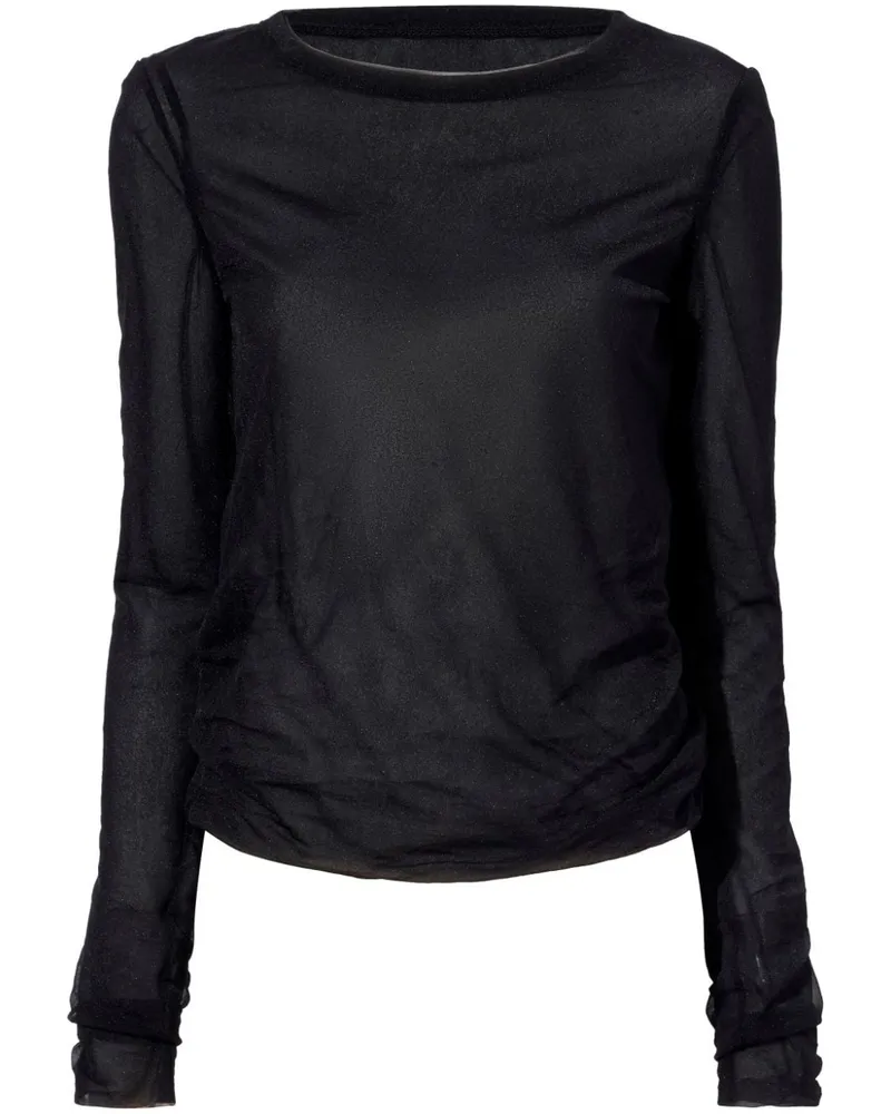 Proenza Schouler Dara Langarmshirt aus Jersey - Schwarz Schwarz