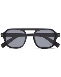 Ermenegildo Zegna Aurora II Pilotenbrille Grau