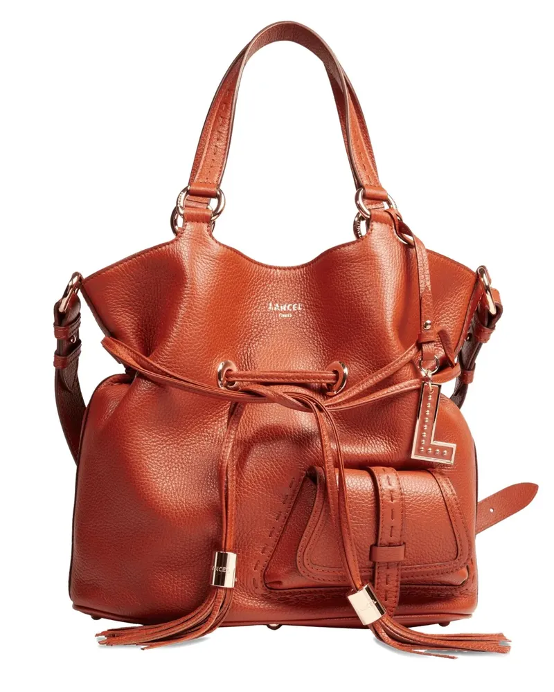 Lancel Mittelgroße Premier Flirt Schultertasche mit Kordelzug - Braun Braun