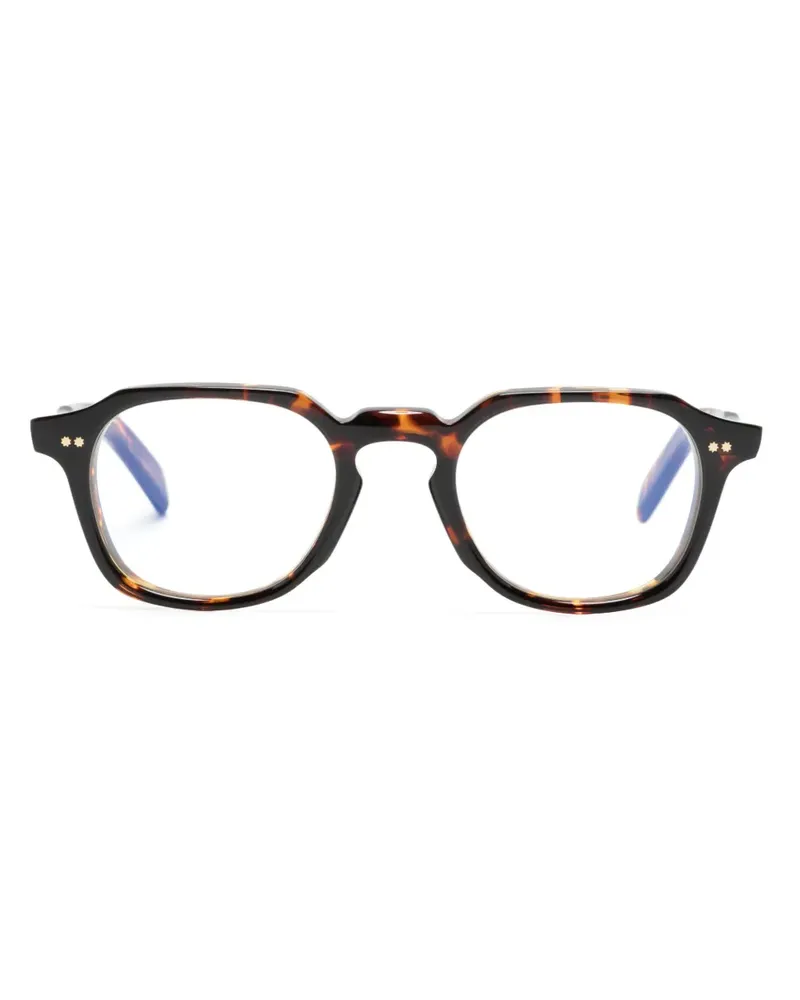 Cutler and Gross Ovale Brille in Schildpattoptik - Braun Braun