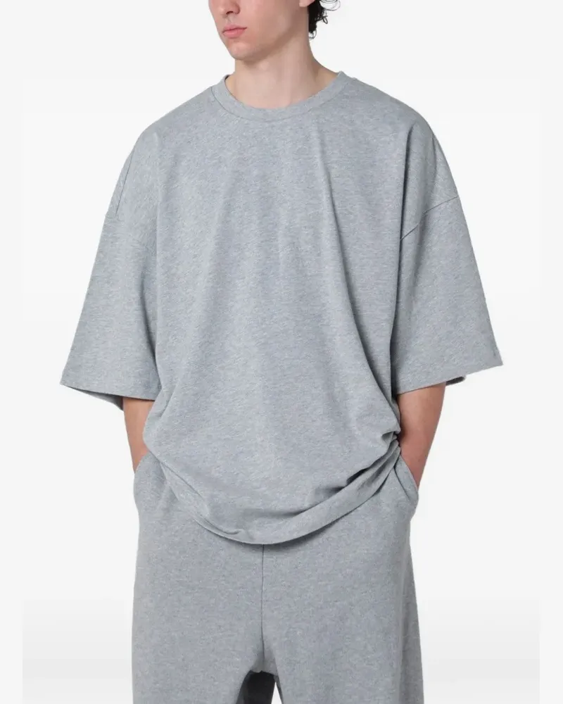 Entire Studios Kastiges T-Shirt - Grau Grau