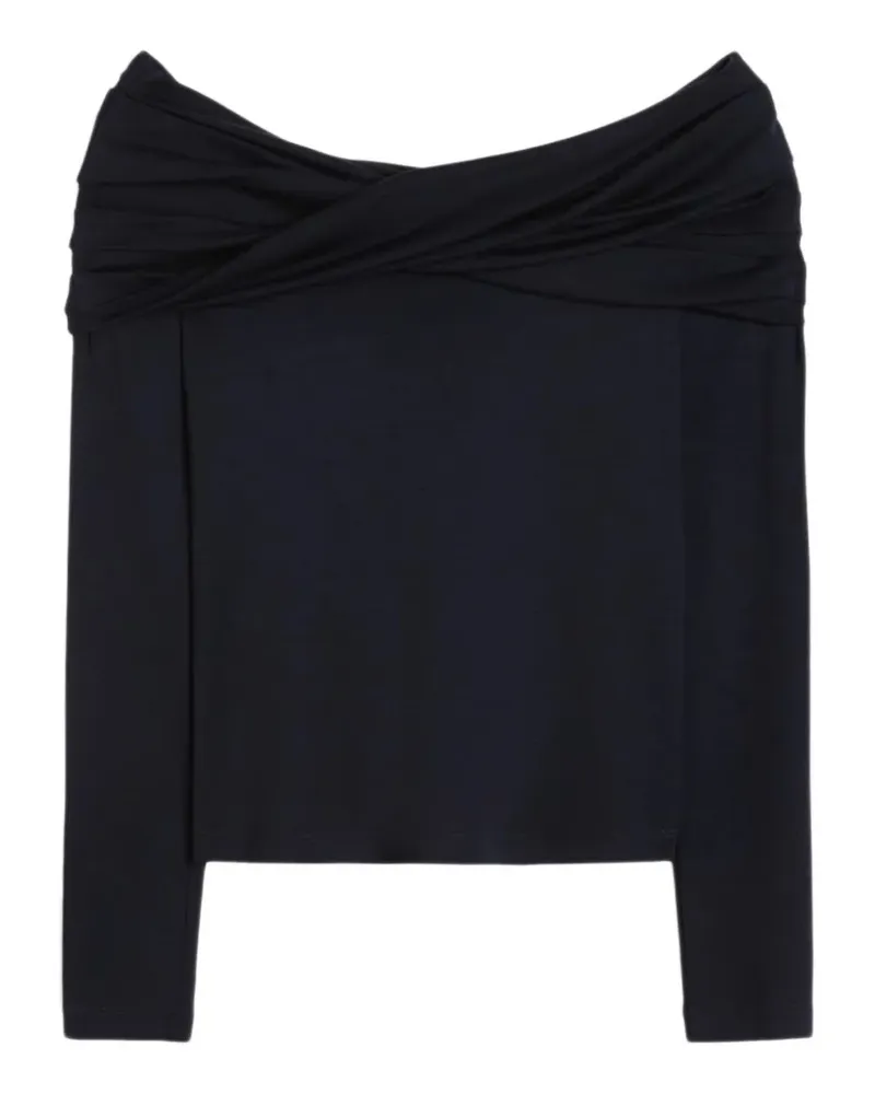 Max Mara off-the-shoulder long-sleeve top - Schwarz Schwarz