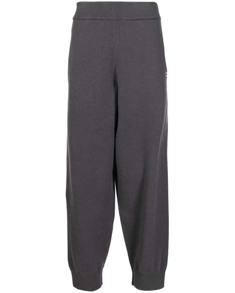 extreme cashmere Gestrickte Jogginghose - Grau Grau