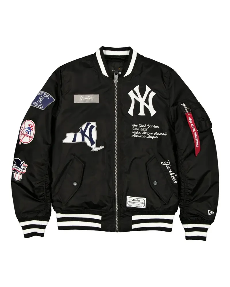 New Era x Alpha Industries New York Yankees MA-1 bomber jacket - Schwarz Schwarz